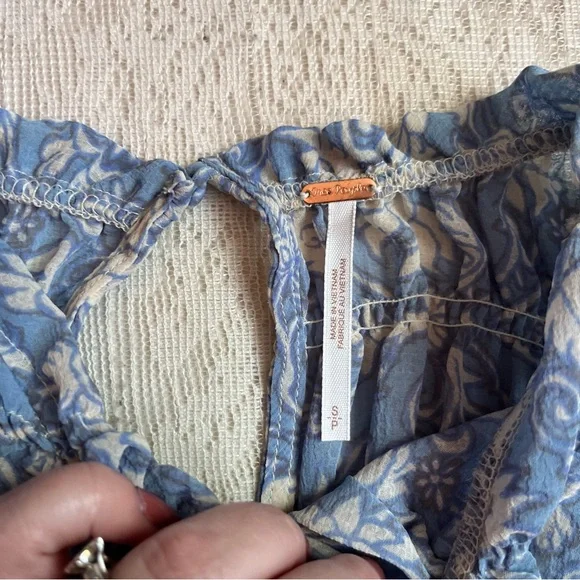 Free People Merrie Mix print tunic - Picture 3 of 9